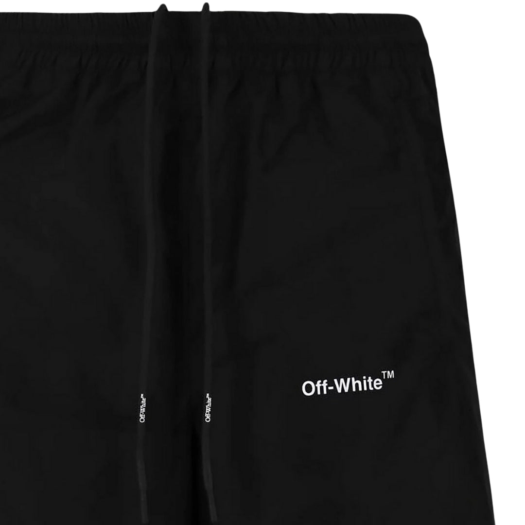 Off-White Diag Outline Black Track Shorts L