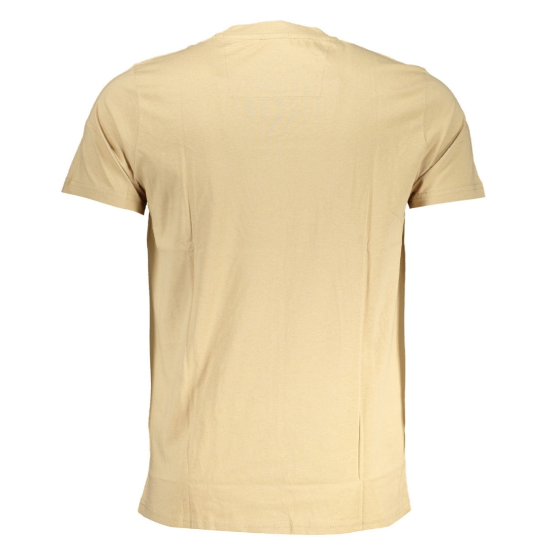 Cavalli Class Bold Black Logo Beige T-Shirt l