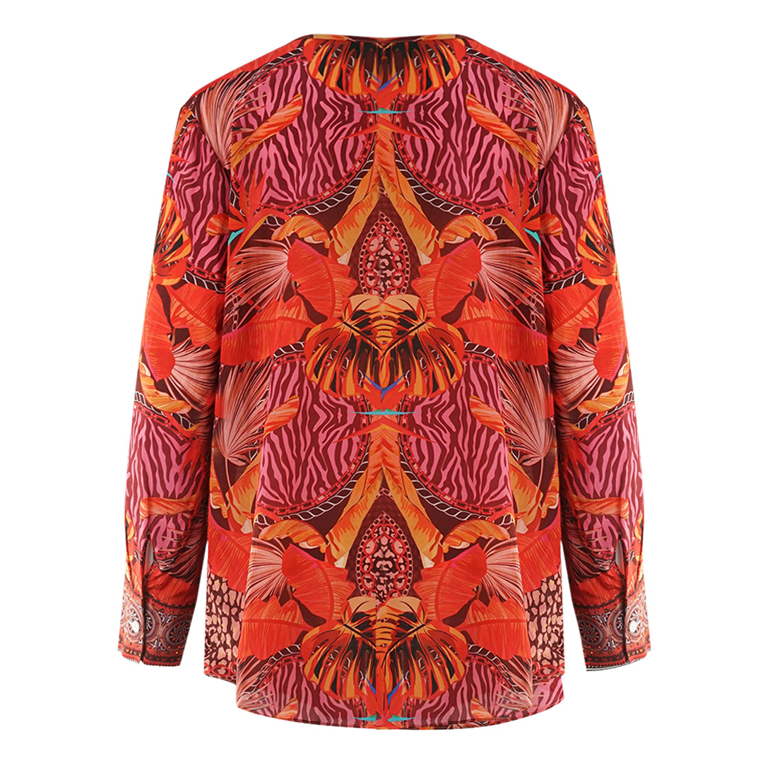 Inoa Womens Congo Rainforest 1202115 Fish Top Red