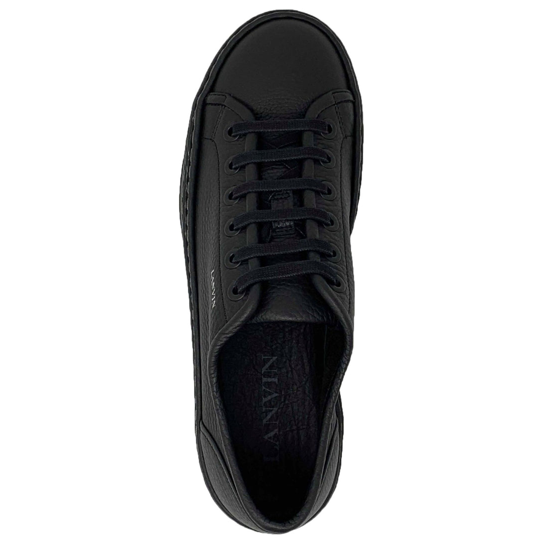 Lanvin Fm Skbltt Vgro A18 10 Leather Trainers