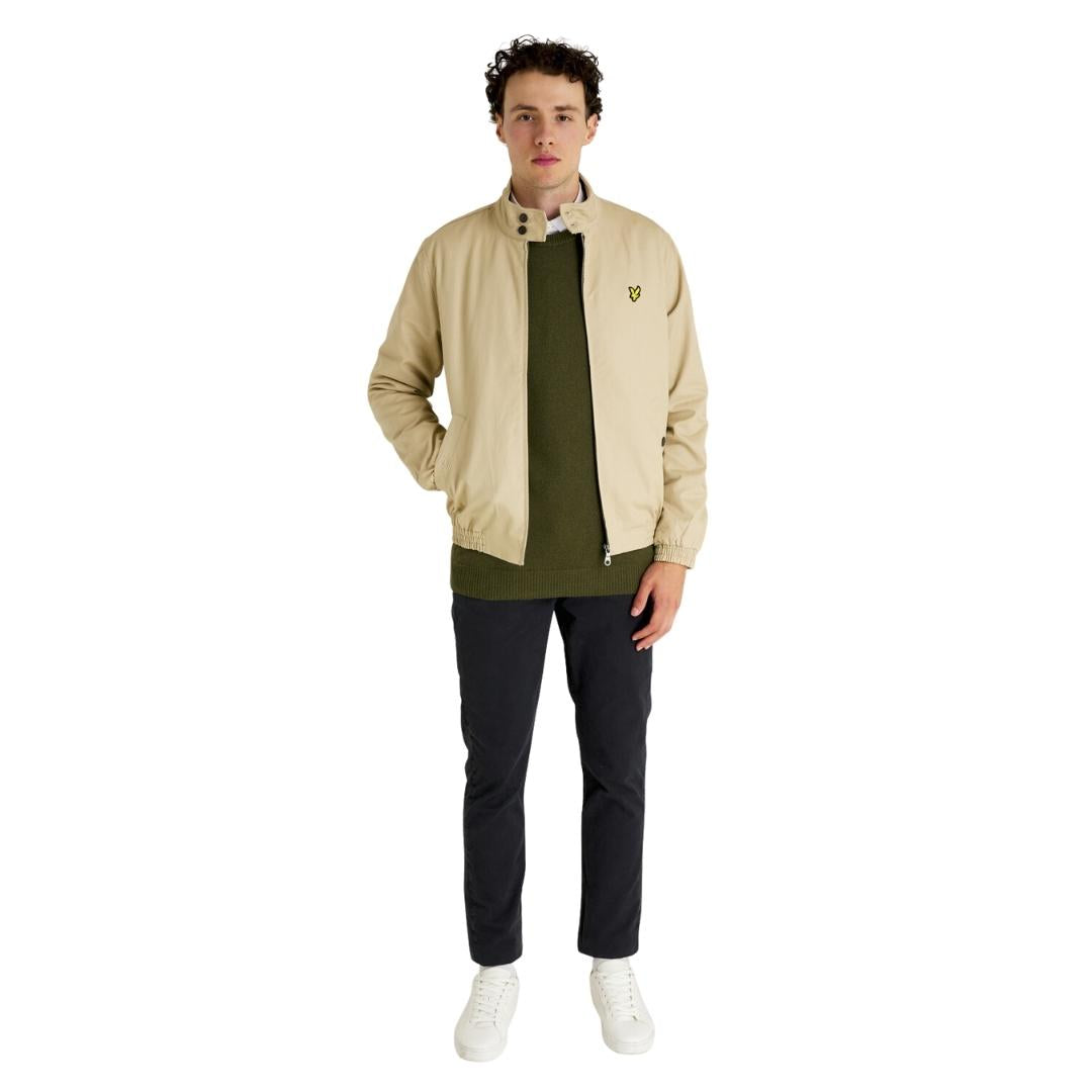 Lyle & Scott Crew Neck Lambswool Olive Blend Jumper