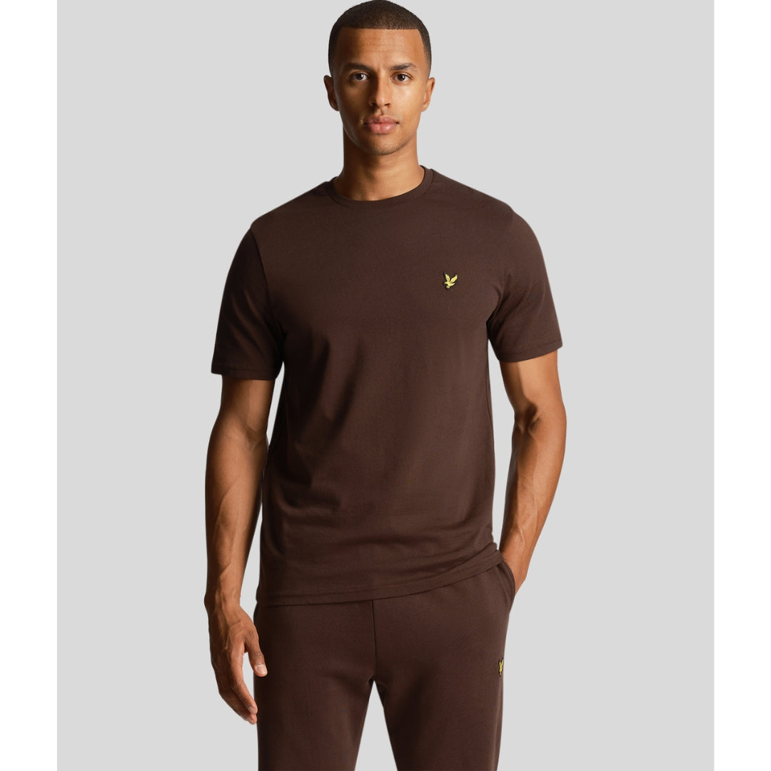 Lyle & Scott Branded Chest Logo Sediment T-Shirt