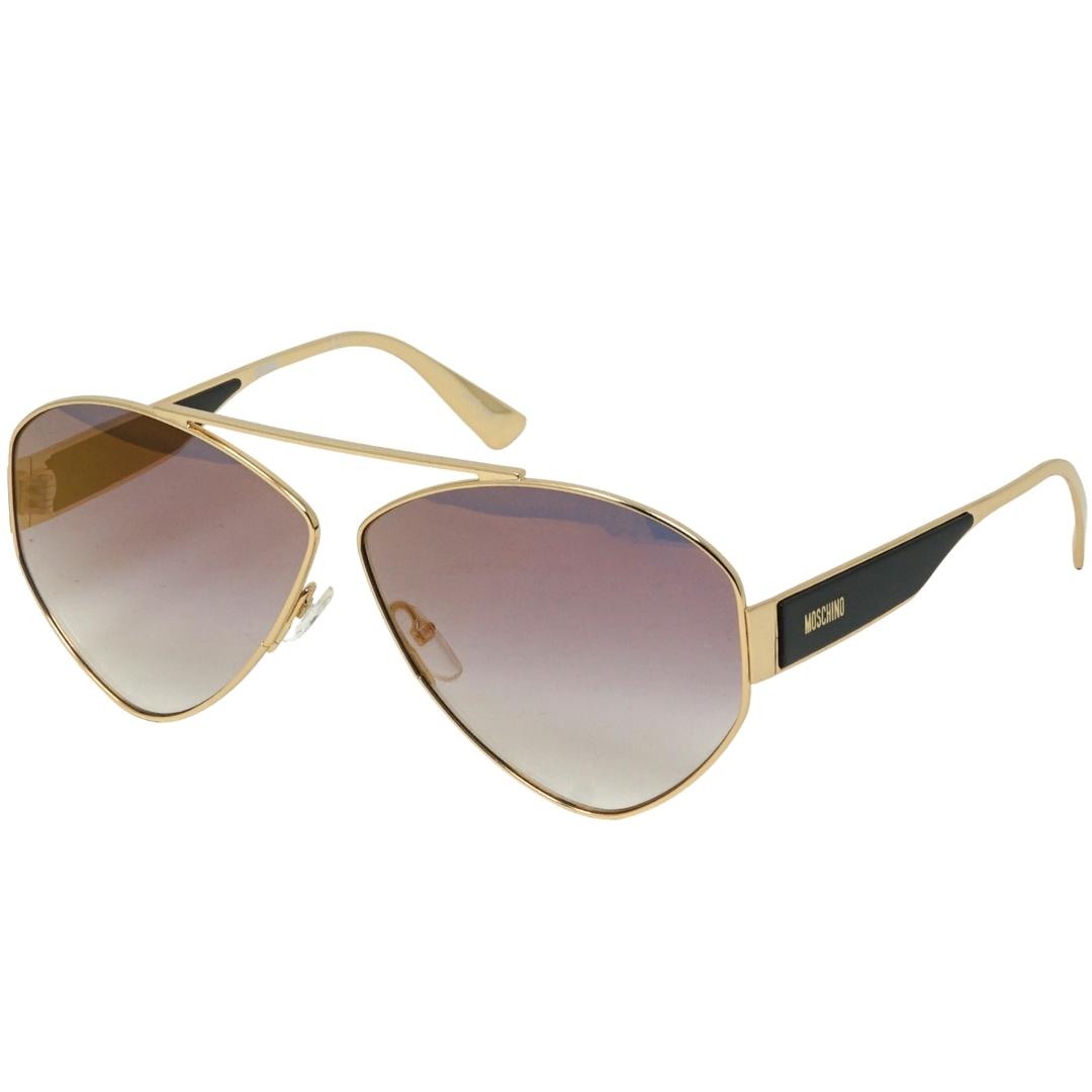 Moschino Womens MOS084/S J5G FQ Sunglasses Gold