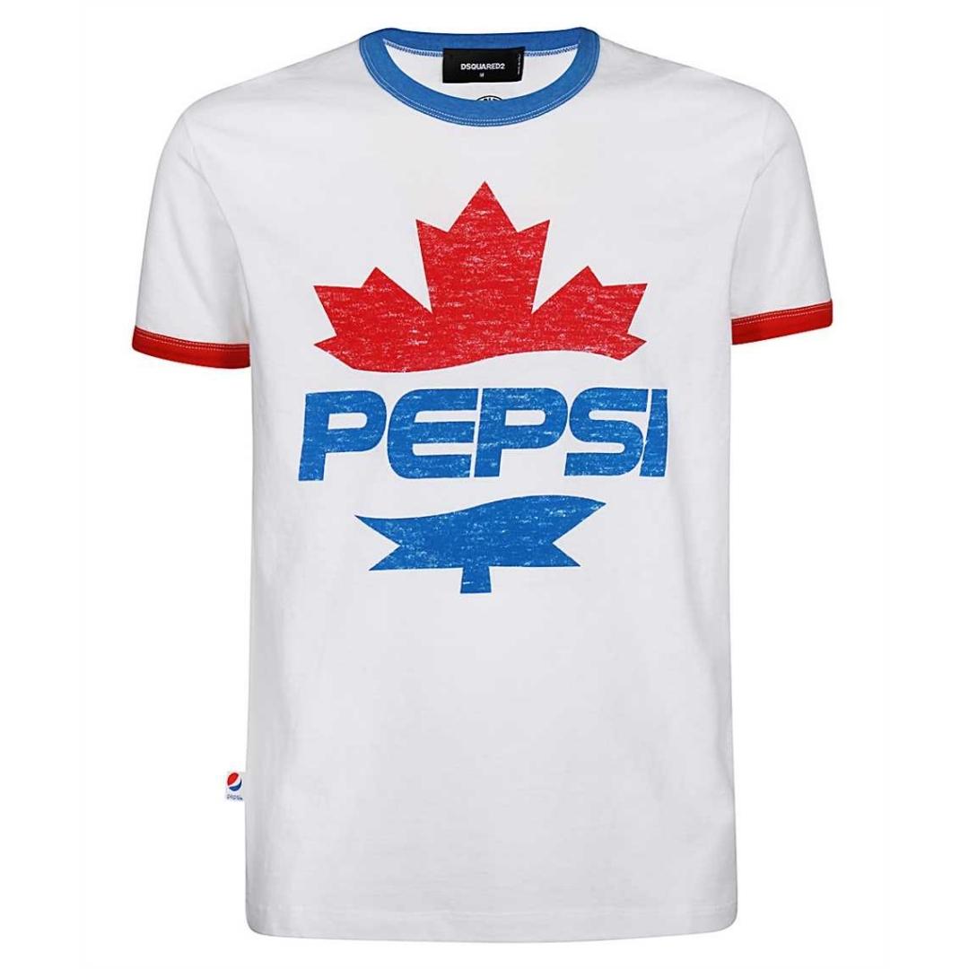 DSquared2 Mens T-Shirt S78GD0040 100 White