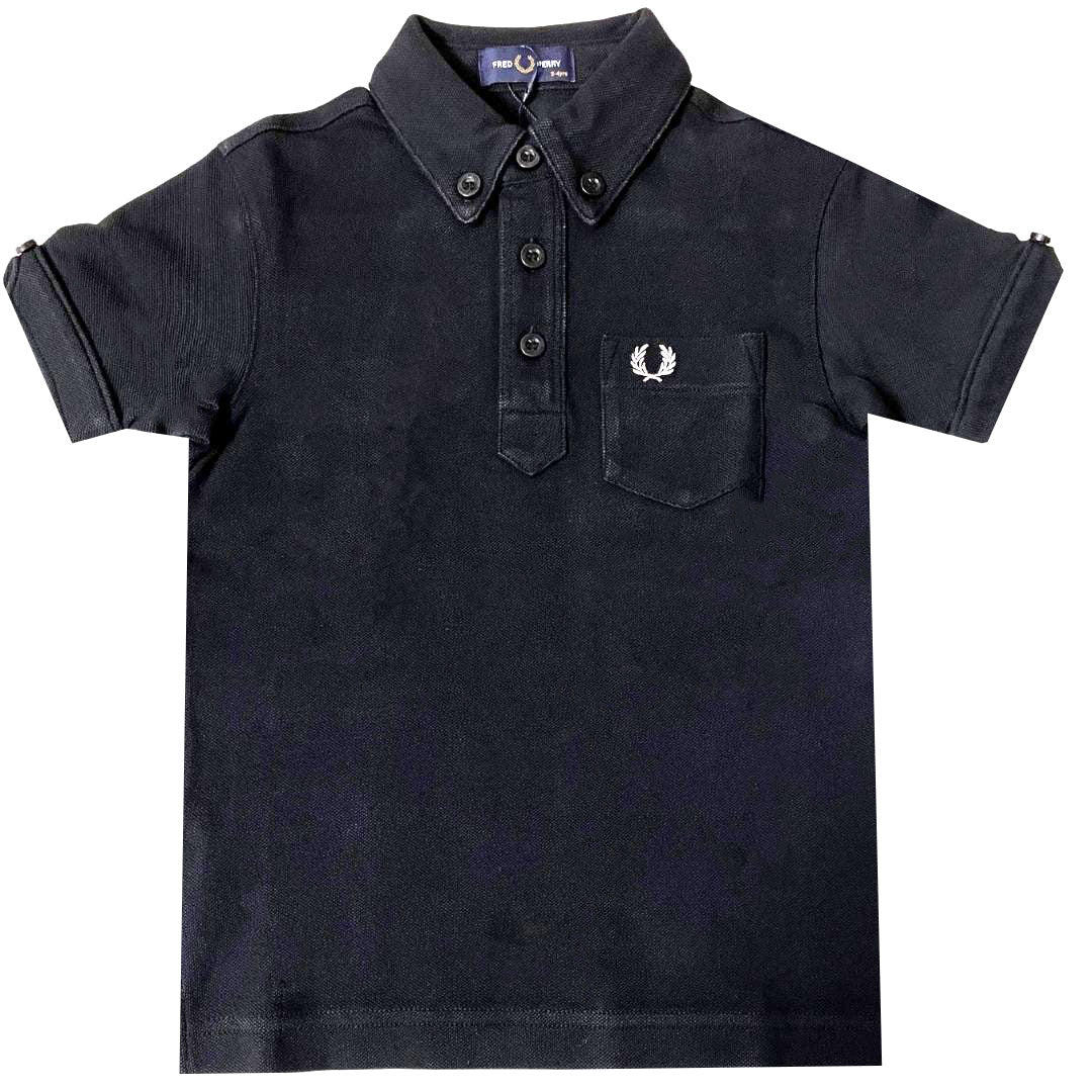 Fred Perry Boys SY1503 102 Polo Shirt Black