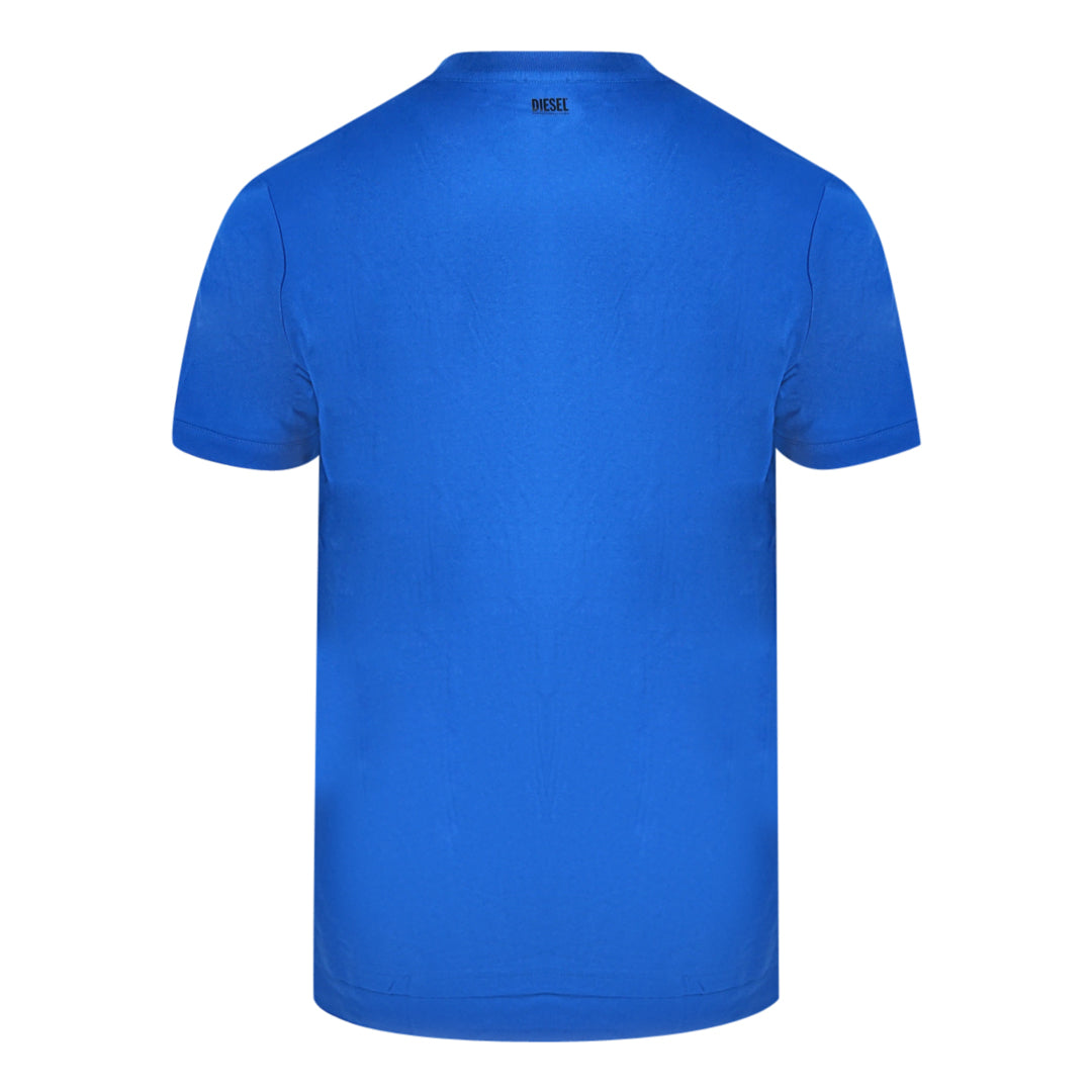 Diesel Mens T-Cherubik-NEW 8II T-Shirt Blue